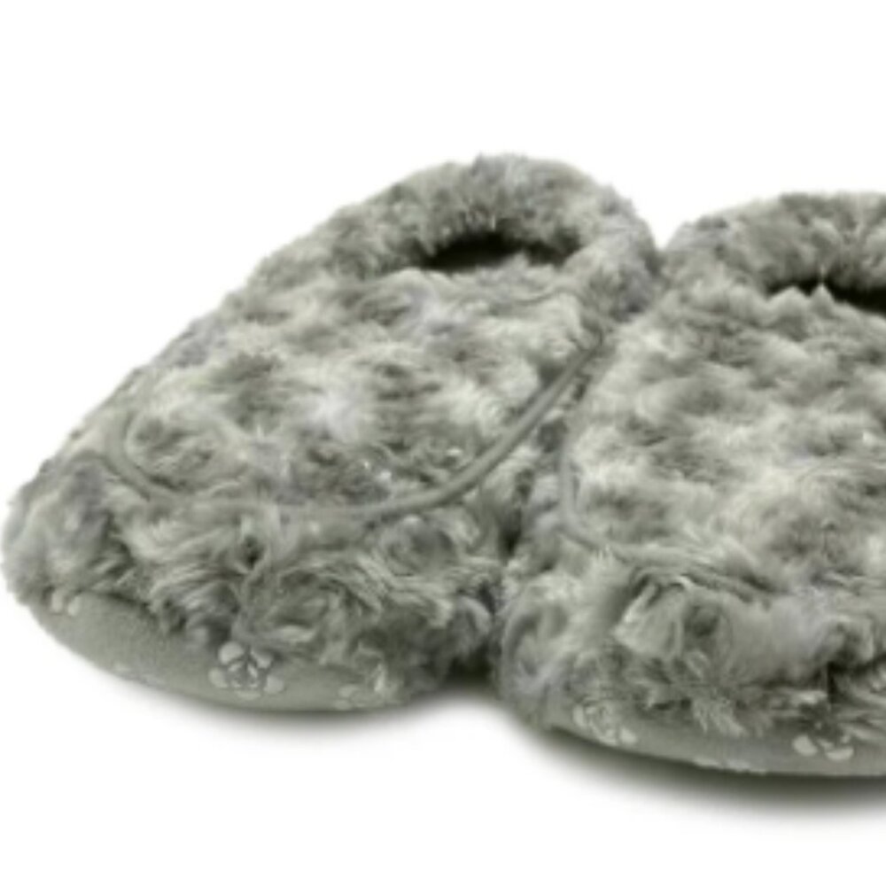 Warmies - Microwavable Slippers (Curly Sage Green)